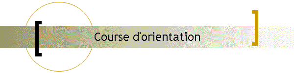 Course d'orientation